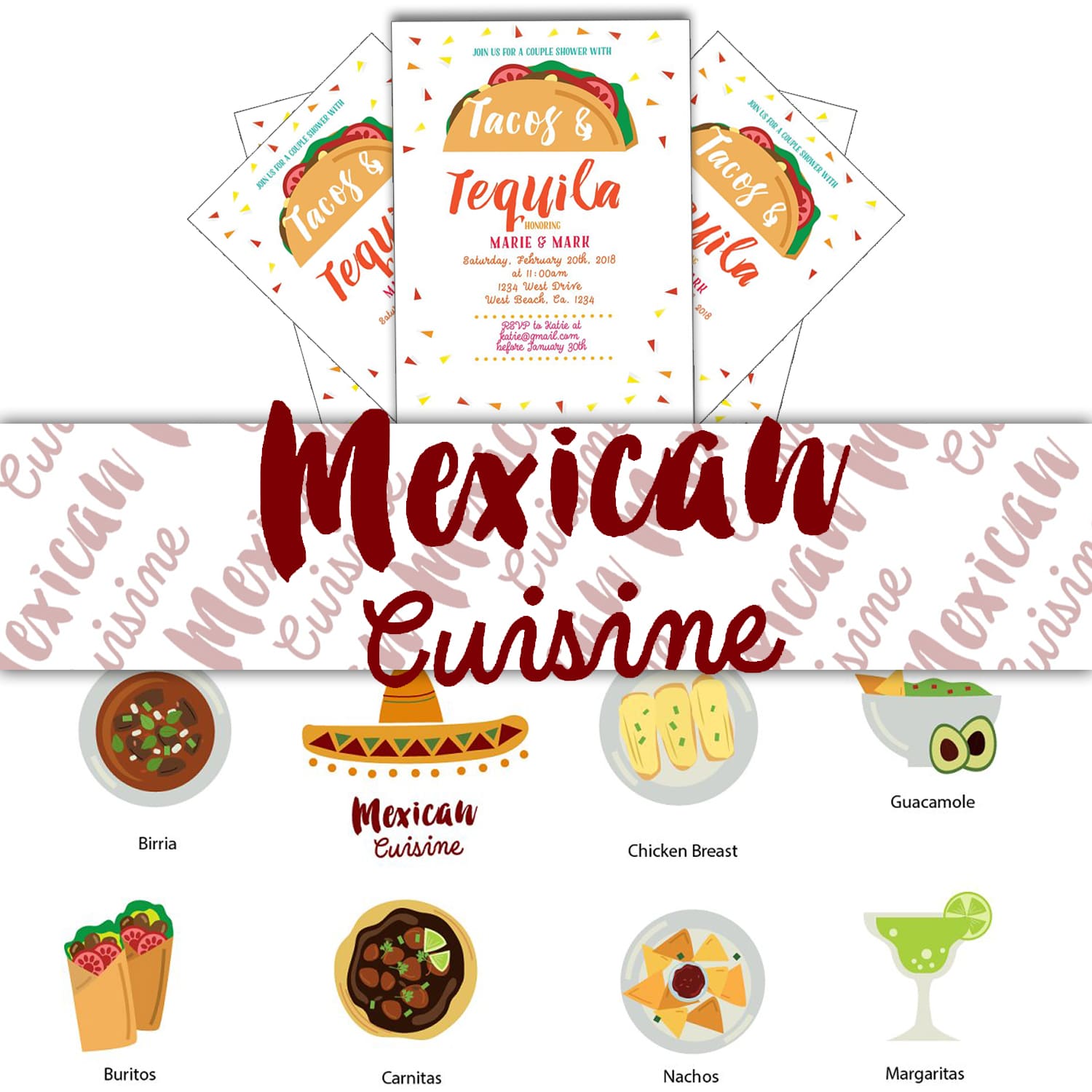 Mexican Clip Art, Tacos Clip Art cover image.