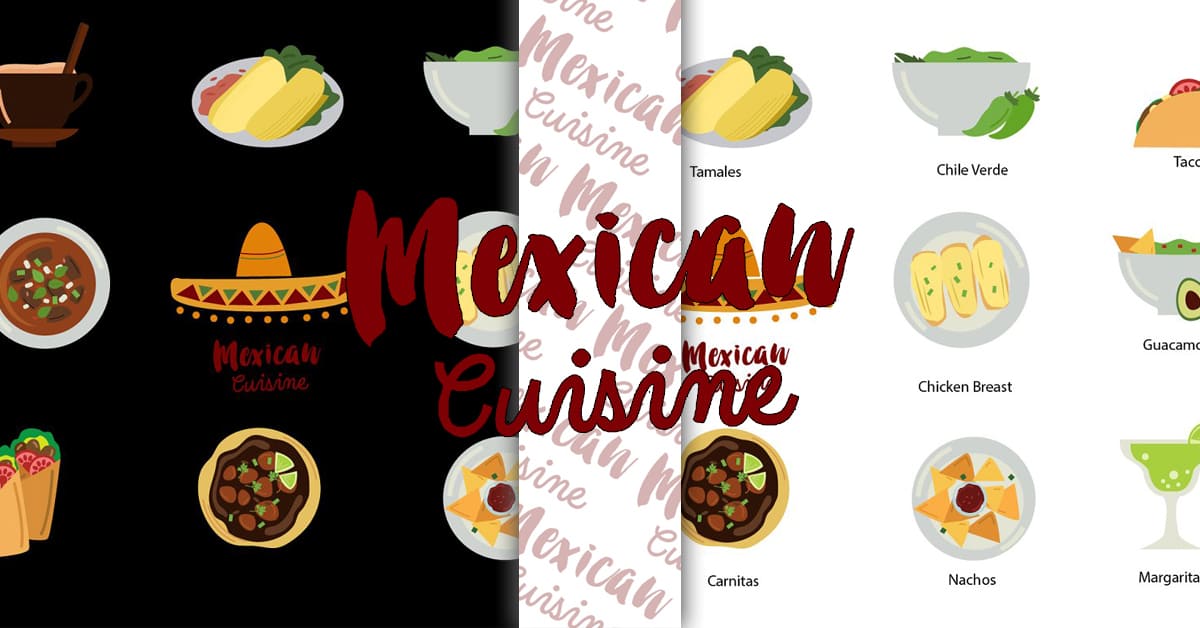 Mexican Clip Art, Tacos Clip Art facebook image.