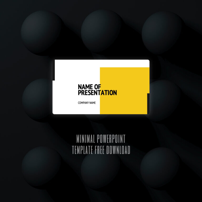 Minimal Powerpoint Template Free Download – MasterBundles