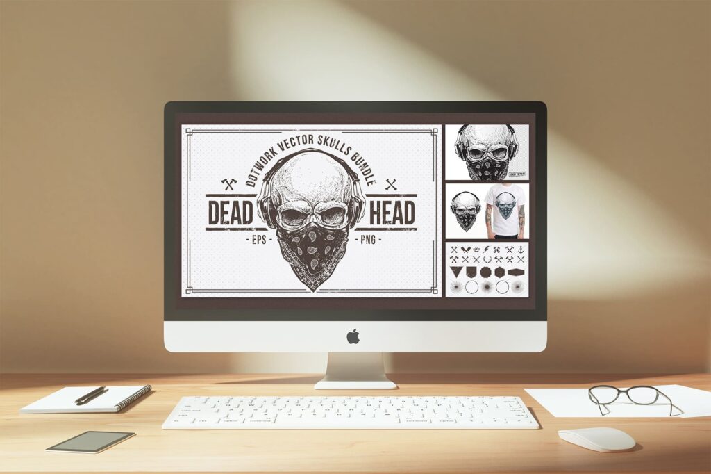 Dead Head | Vector Skulls Bundle – MasterBundles