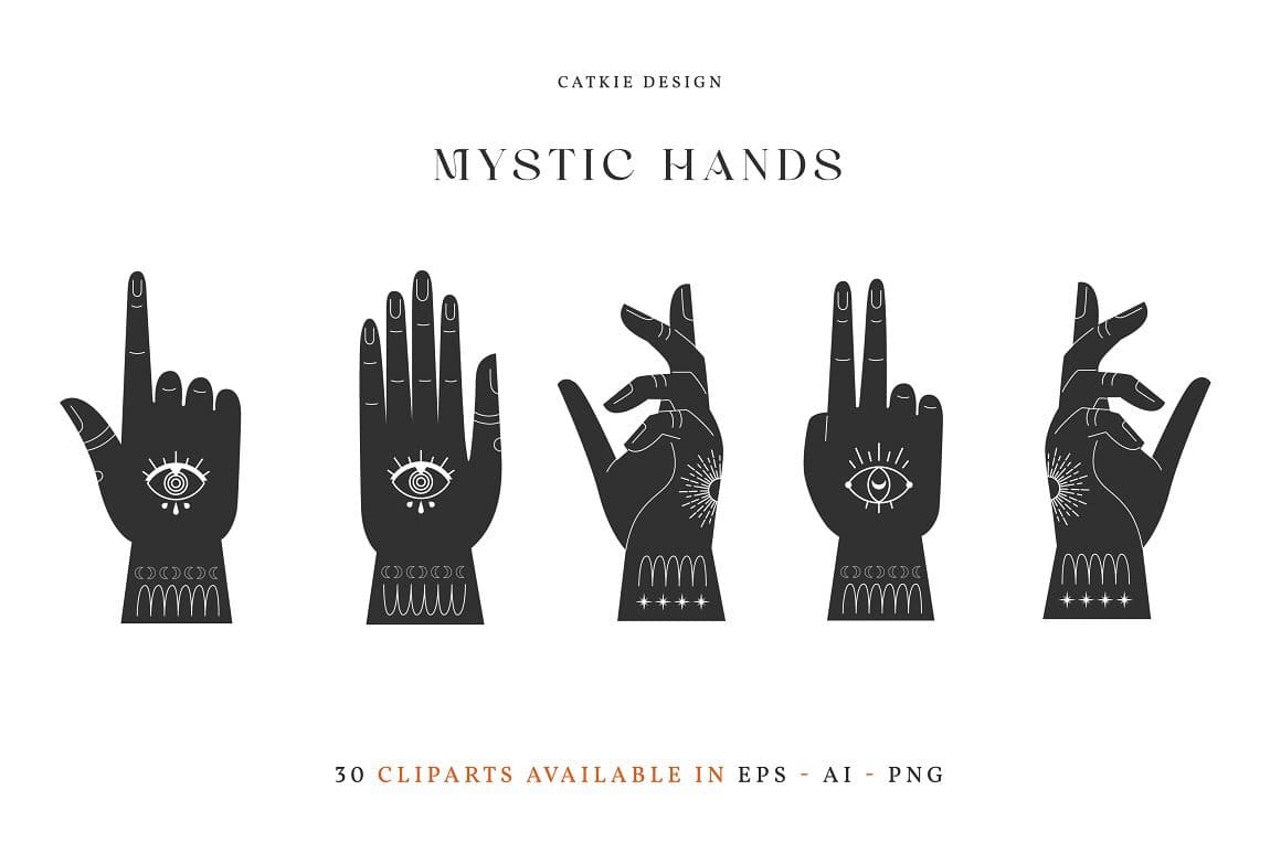 Mystic Clipart Vector PNG Preview 4.