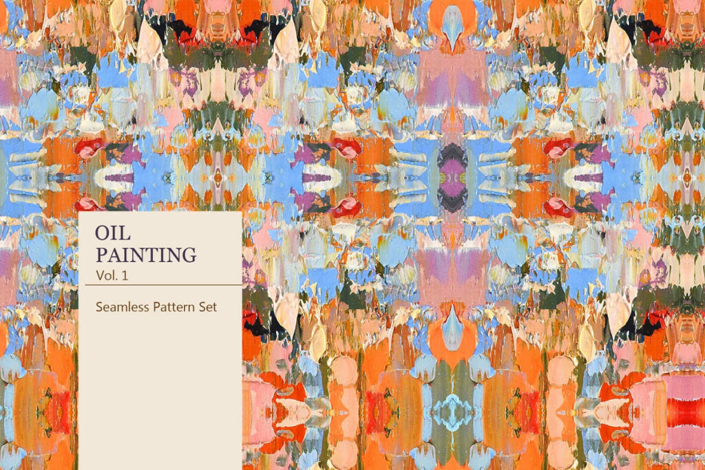 Oil Painting Seamless Patterns – MasterBundles