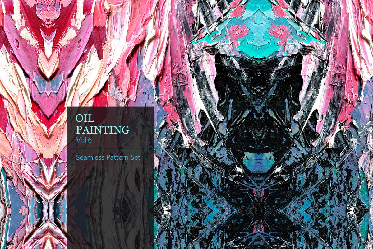 oil painting seamless patterns vol 6.