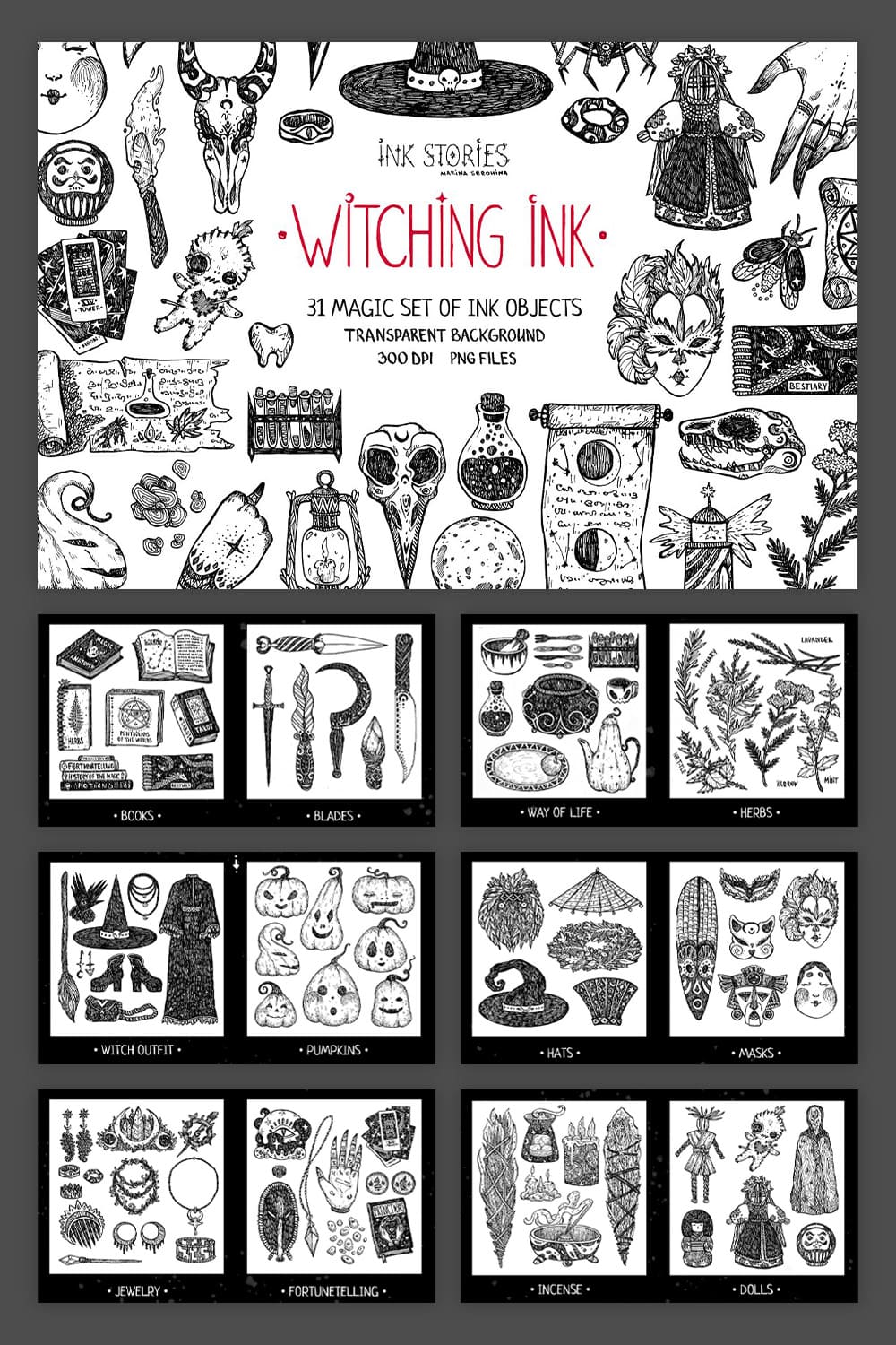 Witching Ink pinterest image.