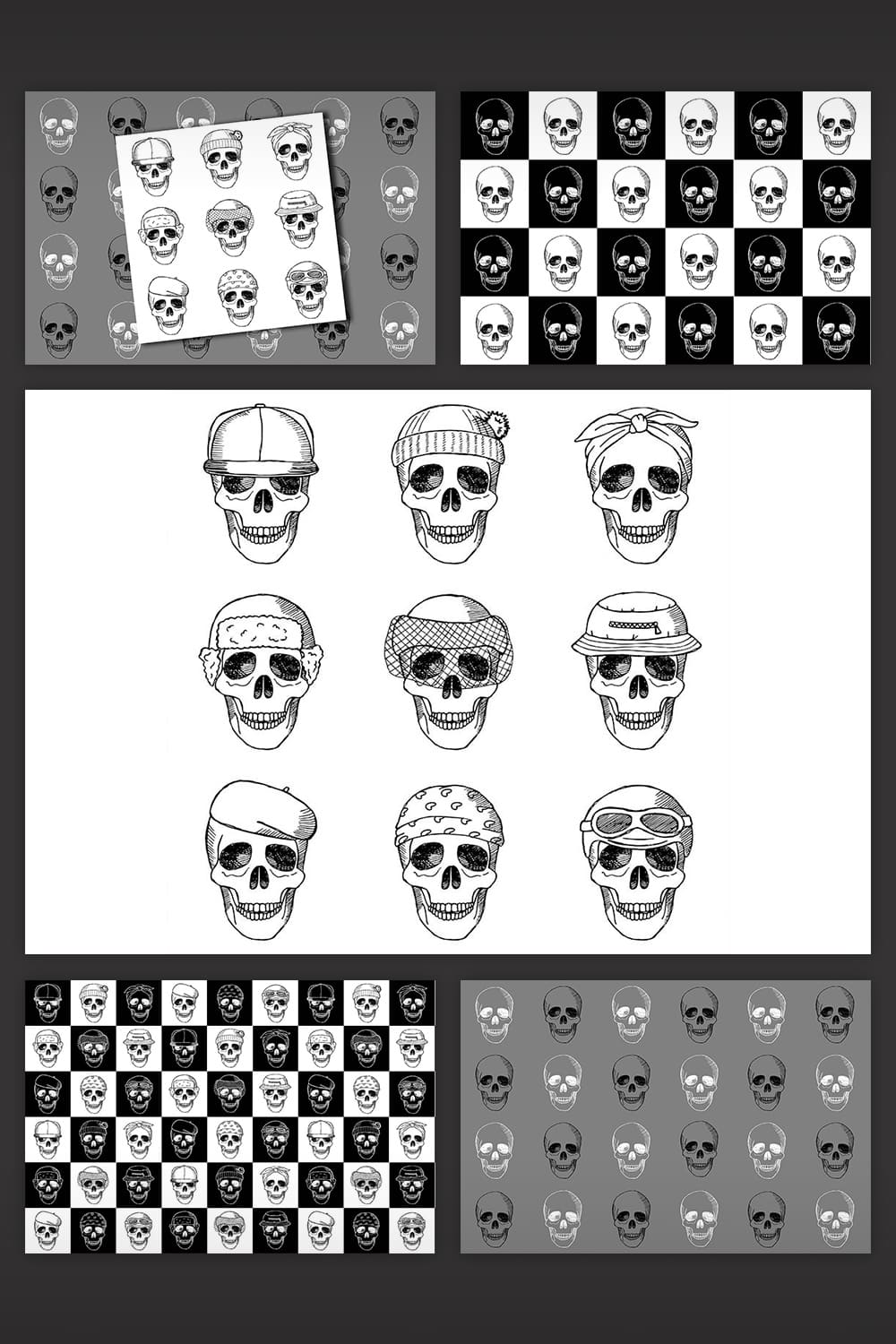 Skull Collection patterns.
