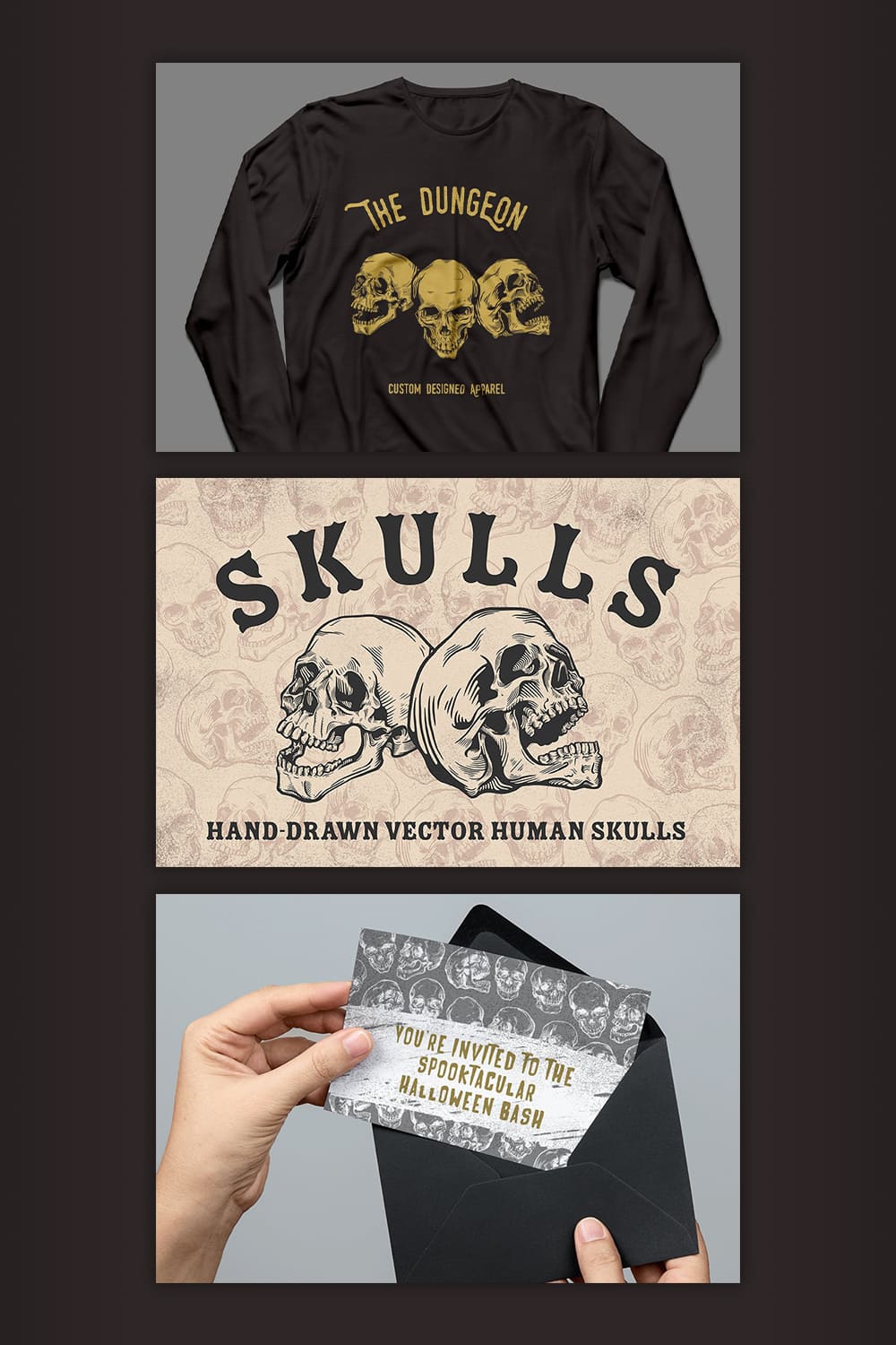 skulls vector images.