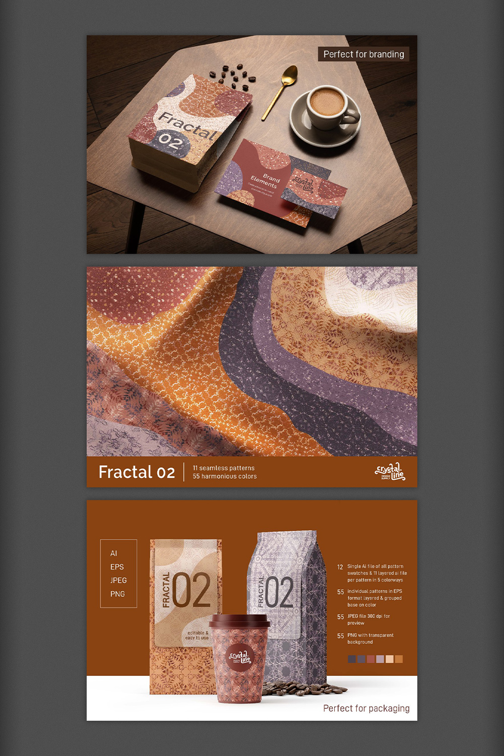 Fractal Patterns 02 for your design.