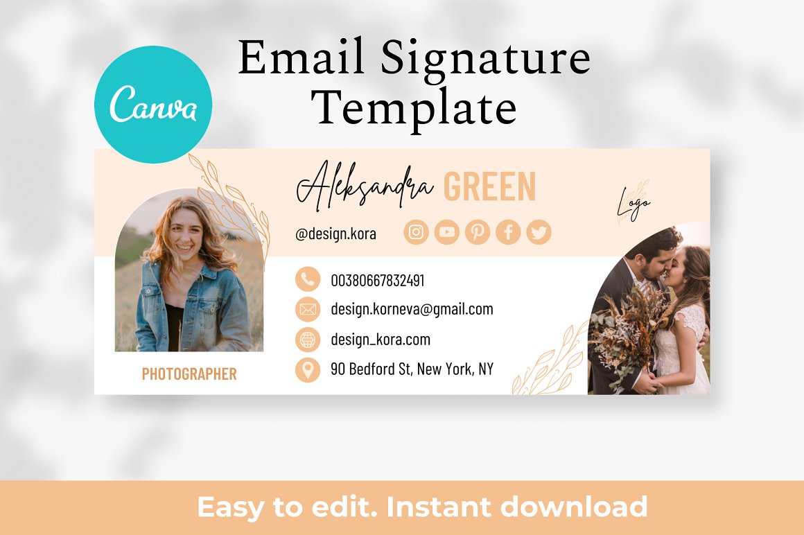 Template preview for your use in emails.