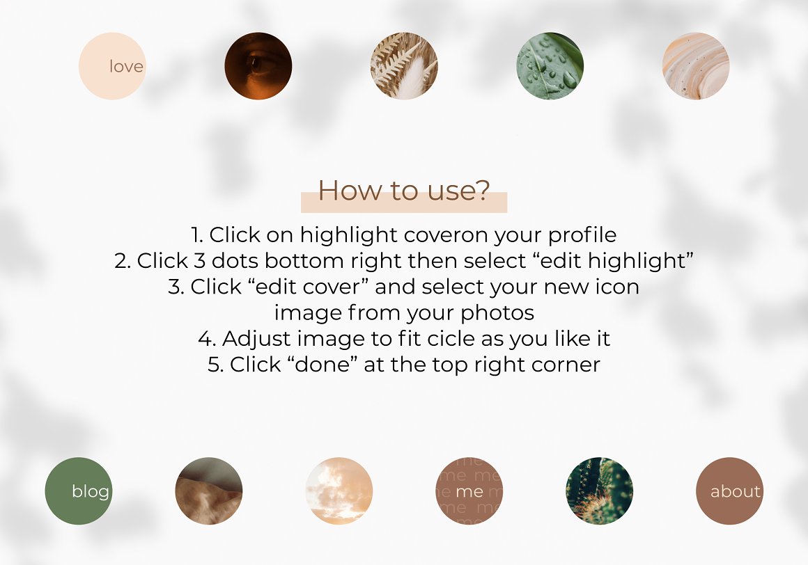 Describe how to use images for your needs.