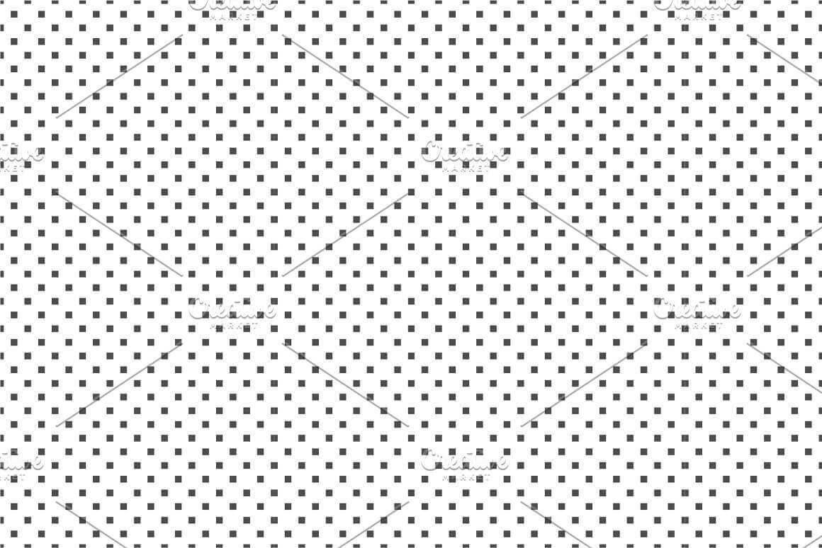 White background with square dots in a structural order.