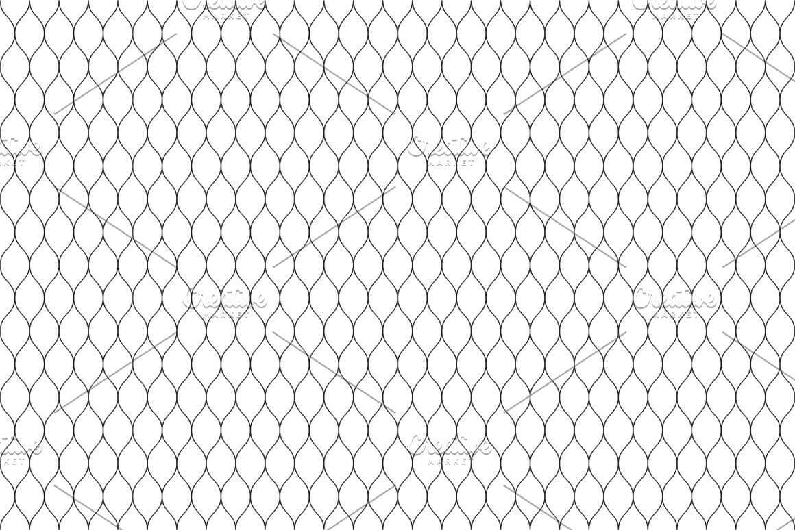 A pattern with a drawn black grid and a white background.
