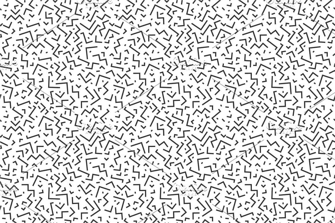 Background with a pattern of zigzag lines in a chaotic manner.
