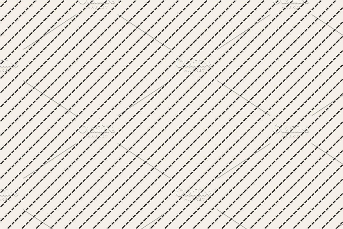 Black dotted lines on a white background.