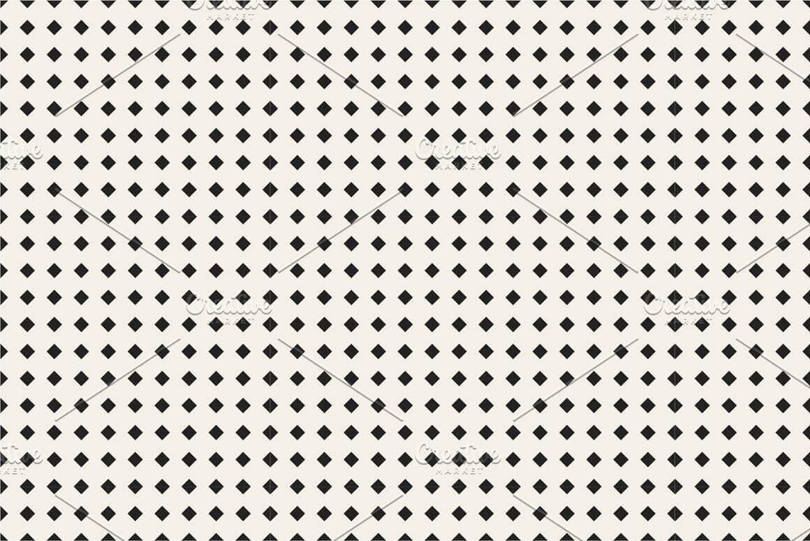 Black small rhombuses on a white background.