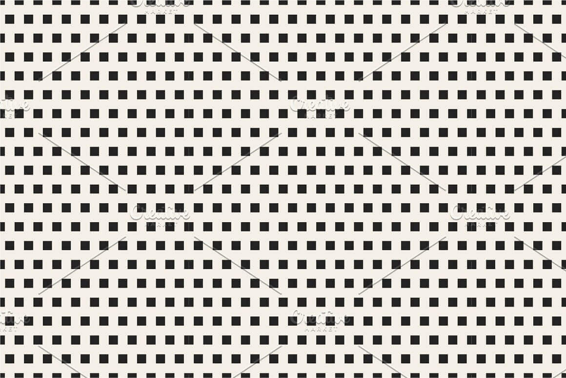 Rows of black squares that alternate in a checkerboard pattern.