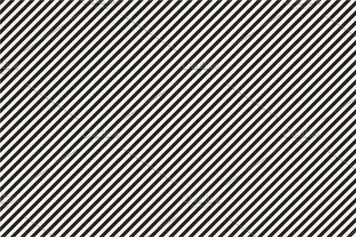 Black diagonal stripes on a white background.