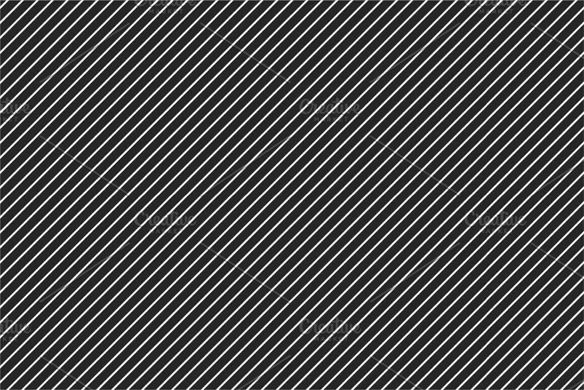 Pattern with drawn white diagonal lines on a black background.