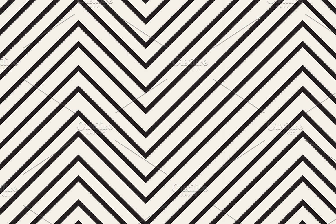 Black zigzag lines on a white background.