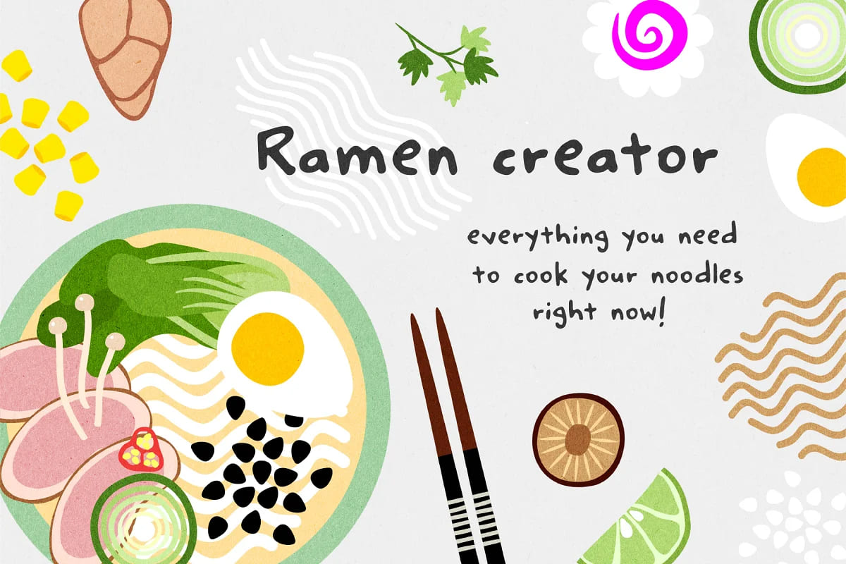 ramen creator cook your own bowl.