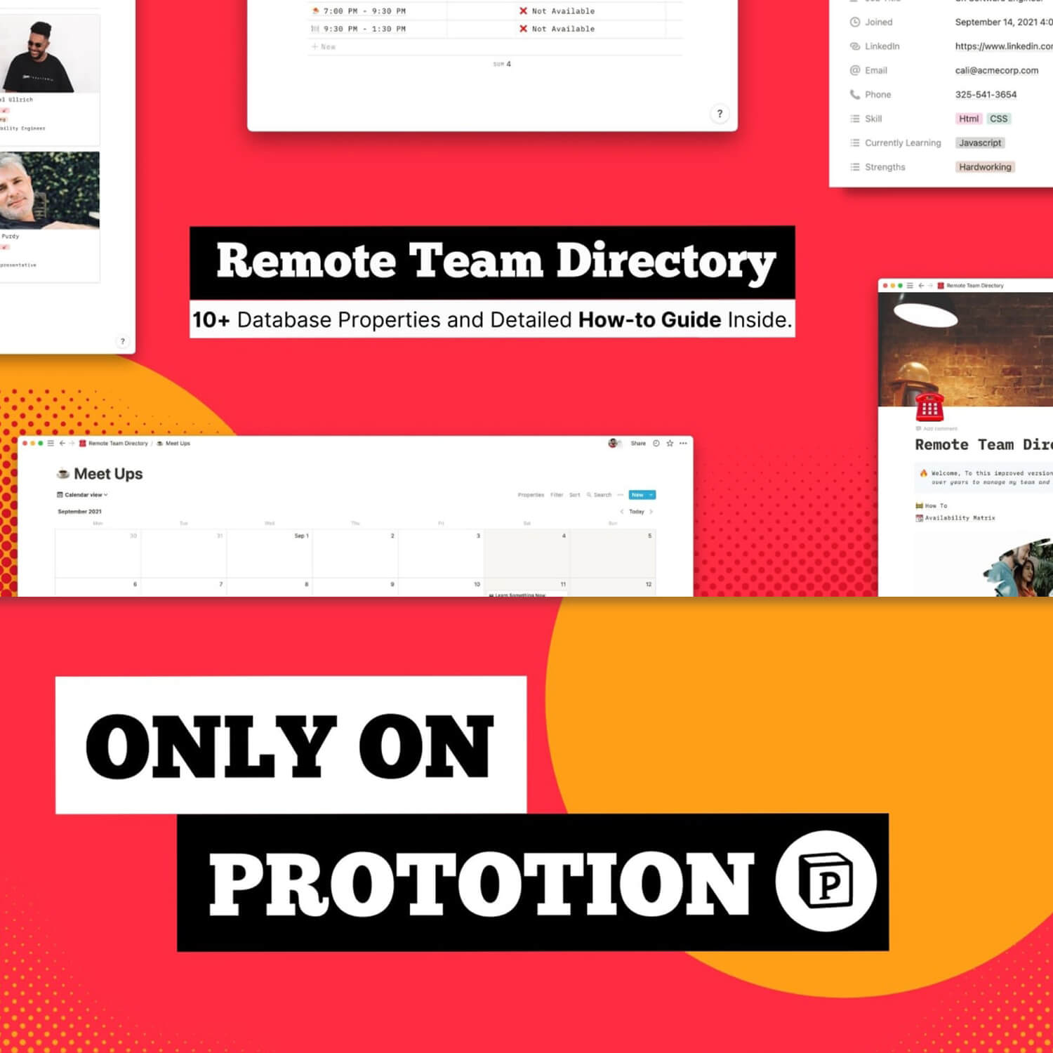 Meet Ups of Remote Team Directory.