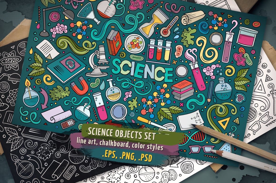 Science Objects Elements Set Preview 1.