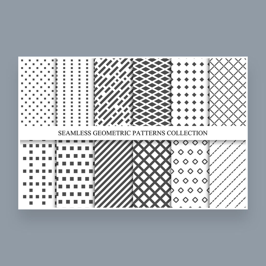 Seamless Geometric Patterns Set – MasterBundles