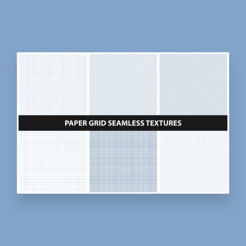 seamless paper grid textures cover image.