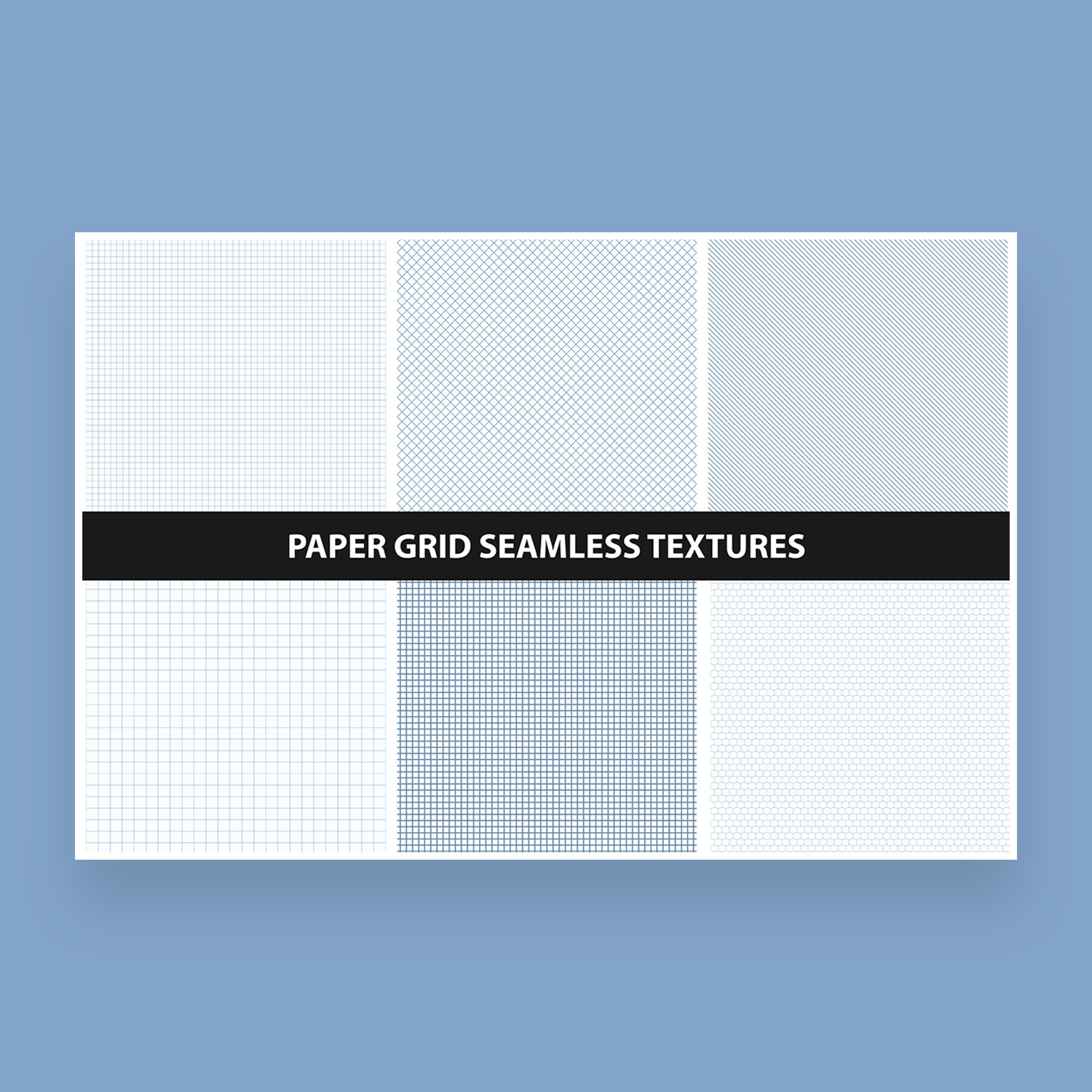 seamless paper grid textures cover image.