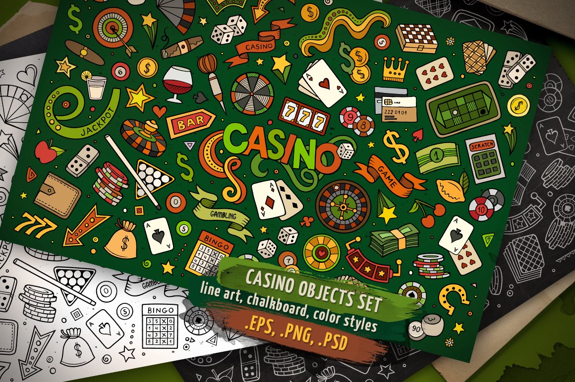 Cool casino prints and more.
