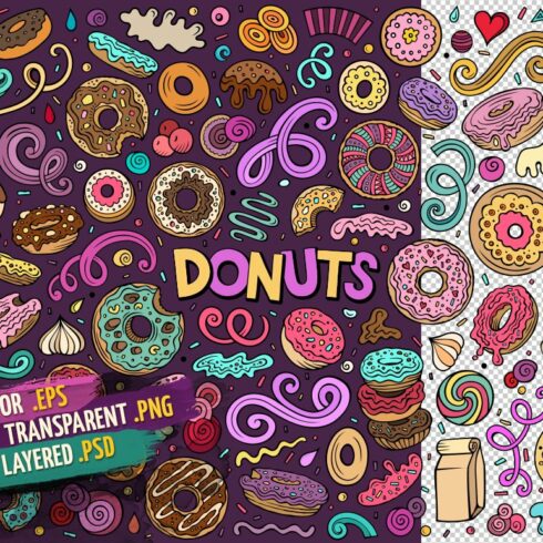 Donuts for every taste for prints.