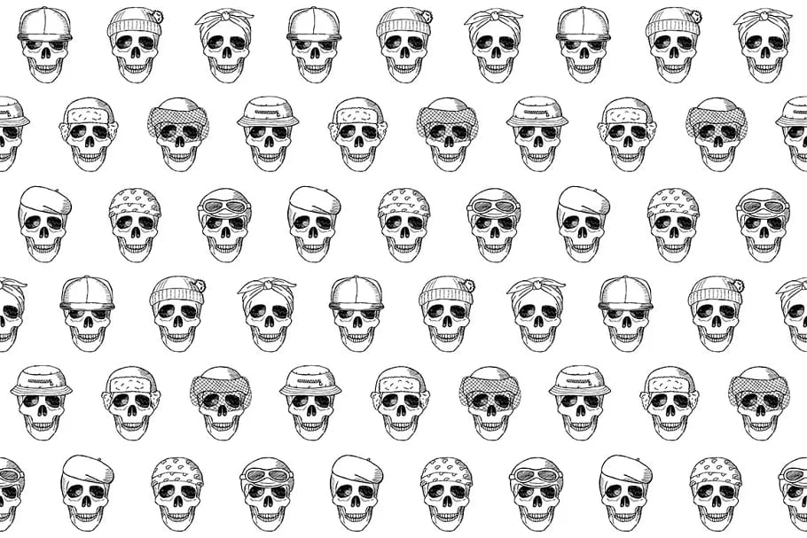 skull collection for print.
