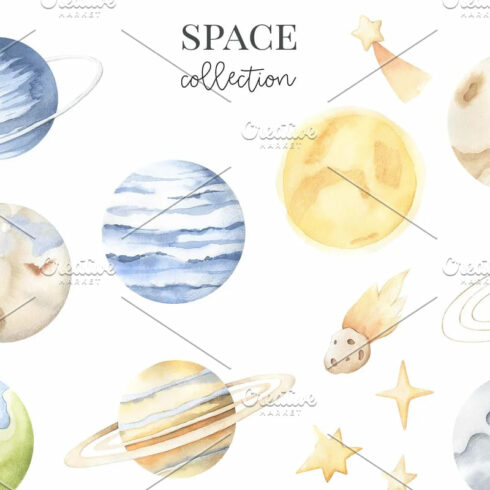 space watercolor pack.