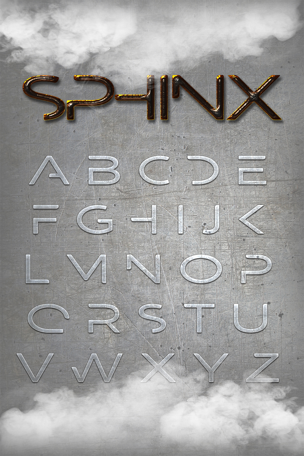 Sphinx font of pinterest.