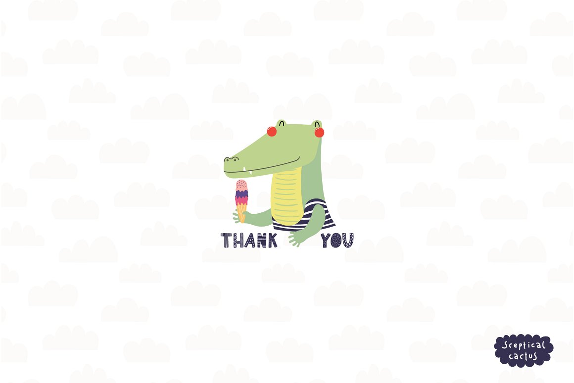 The crocodile thanks you very much.