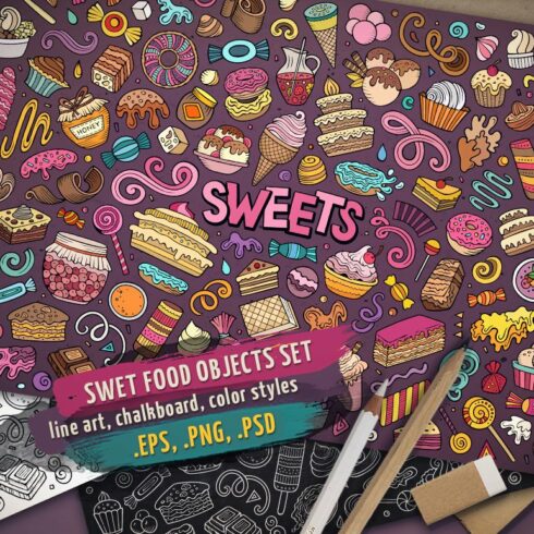 Food And Drinks Objects Big Bundle | Master Bundles