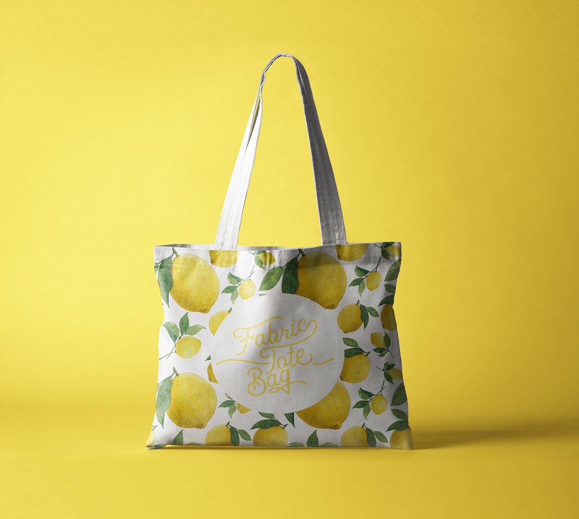 The lemon image on the bags.