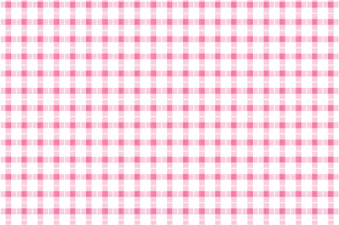 Checkered pink pattern on a white background.