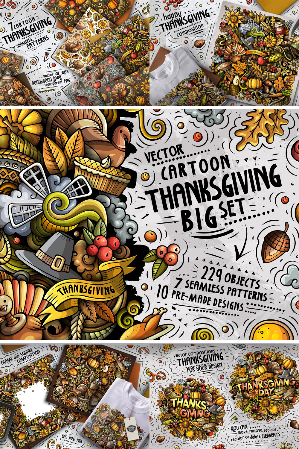 Thanksgiving big pack pinterest. 1000 1500