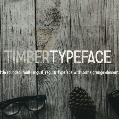 timber typeface main preview.