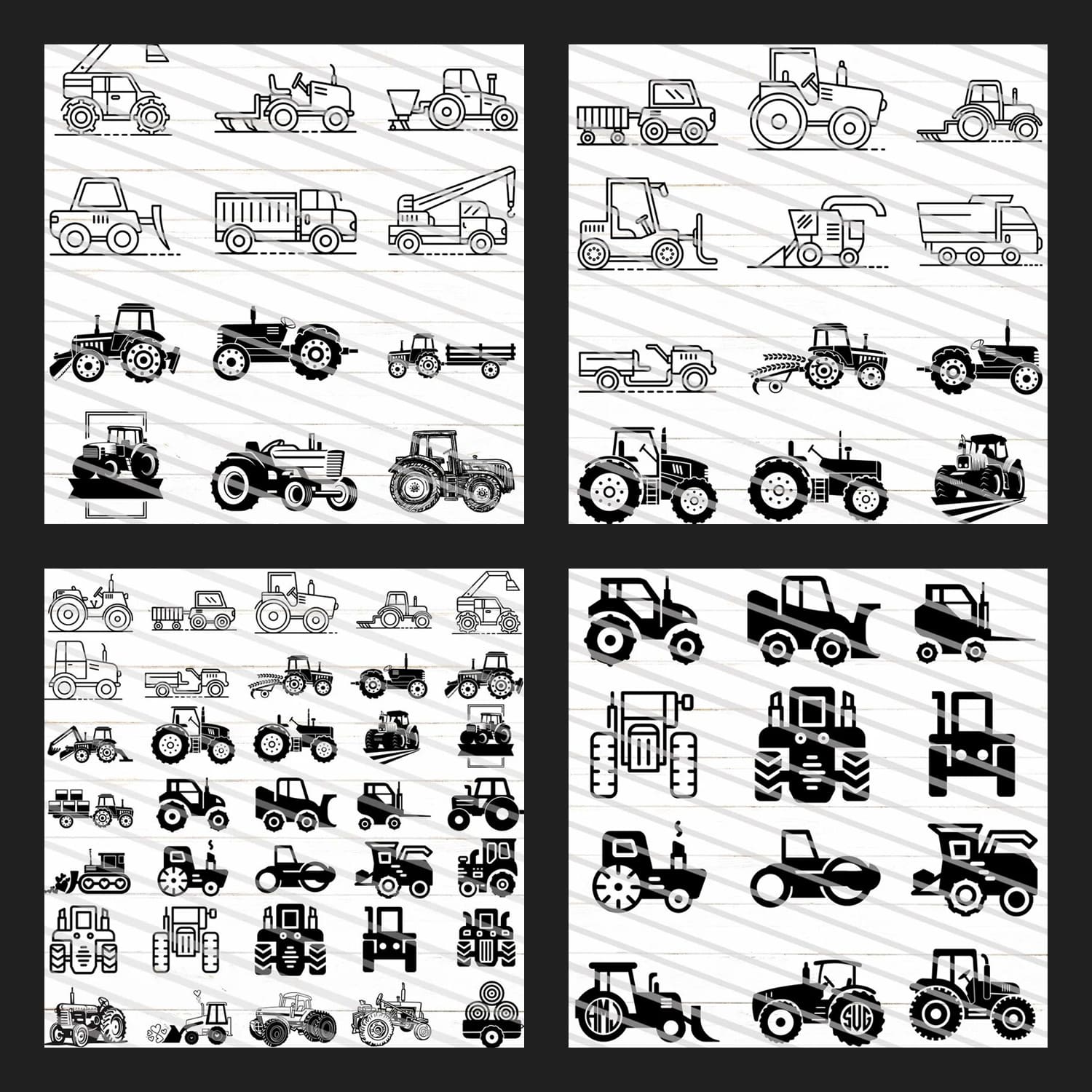 tractor svg images bundle.