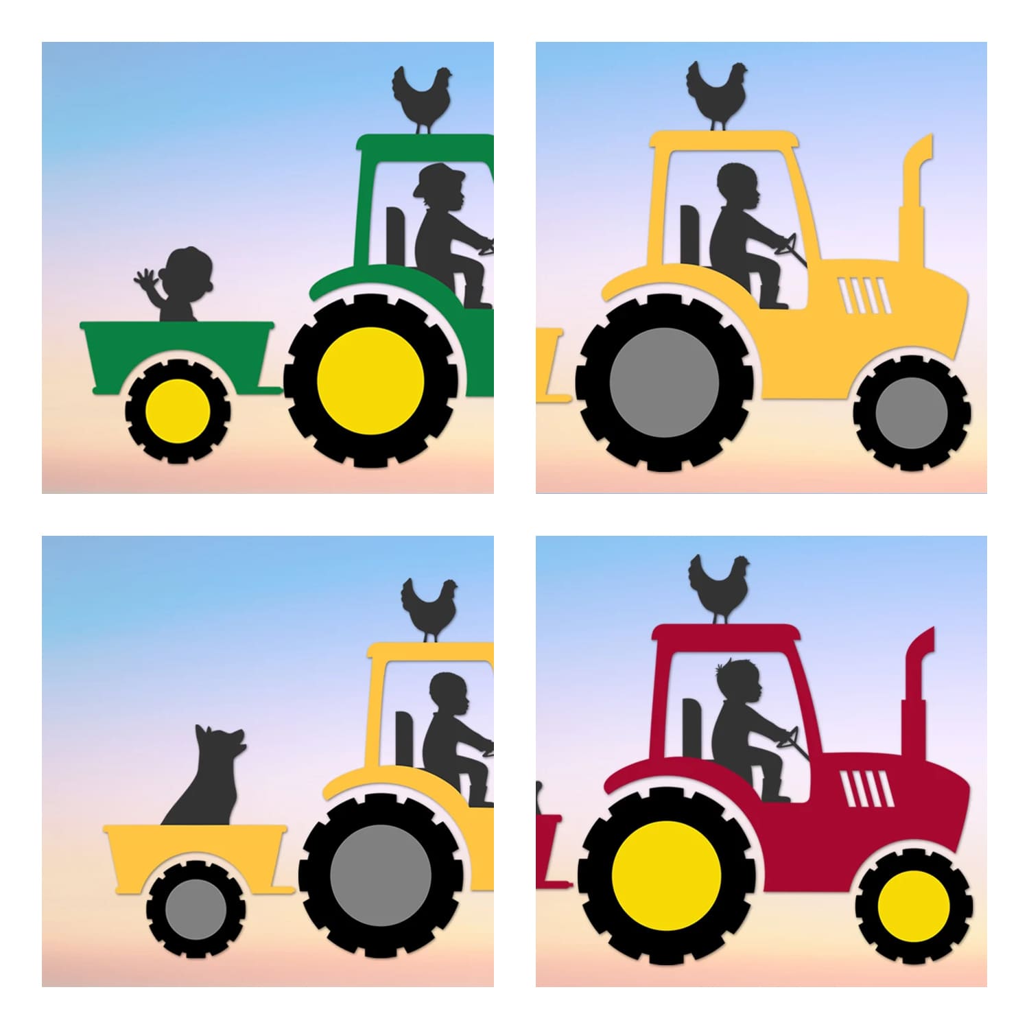 tractor svg farm tractor svg for t-shirts design.