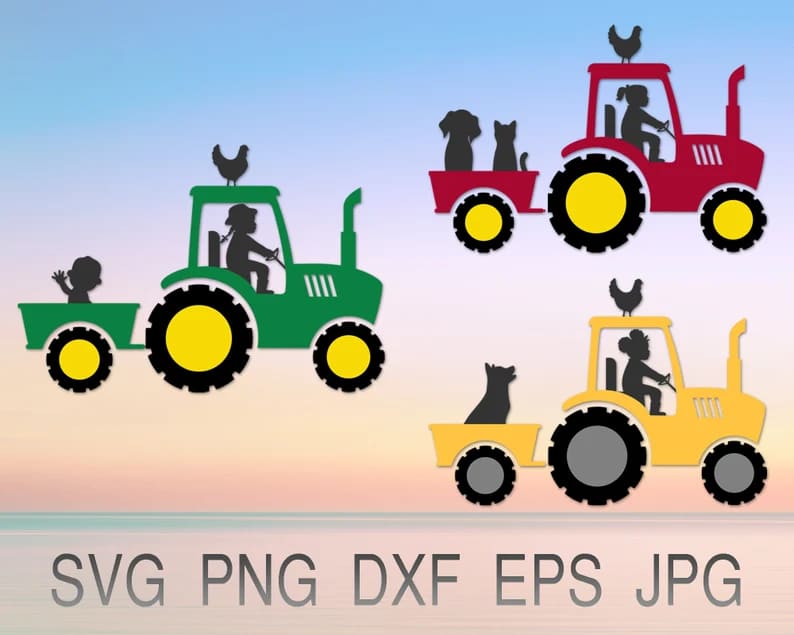 tractor svg file.