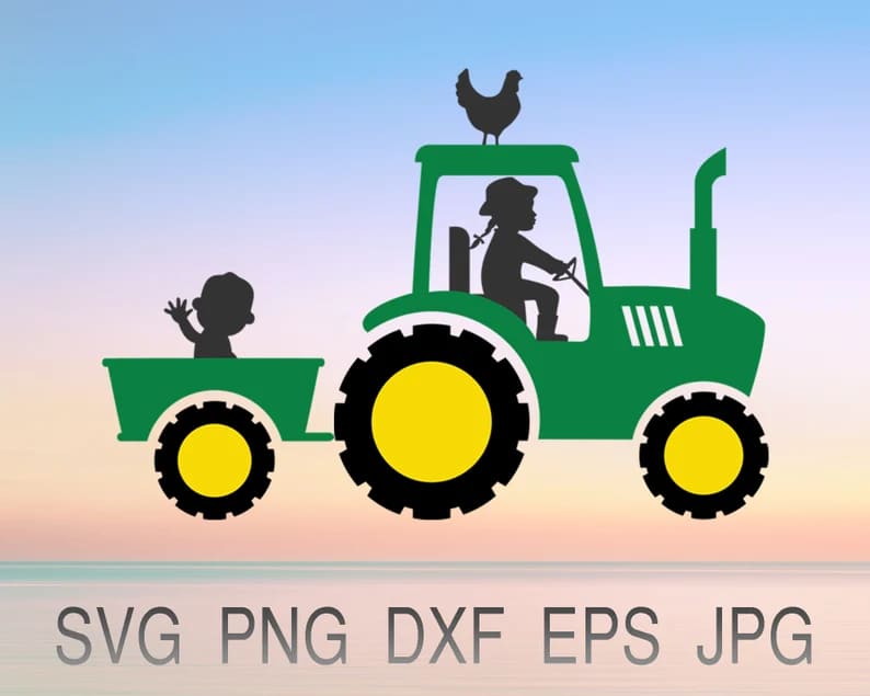 tractor svg file images.