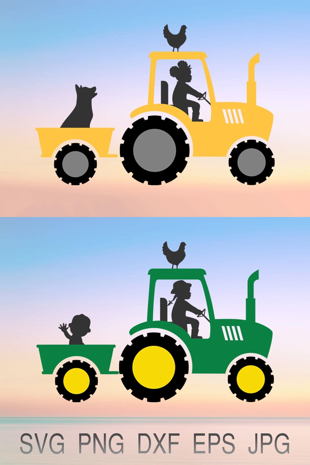 tractor svg file for your design.