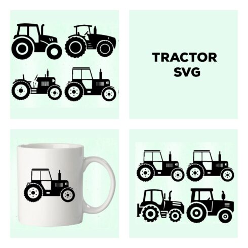 Tractor SVG cover image.