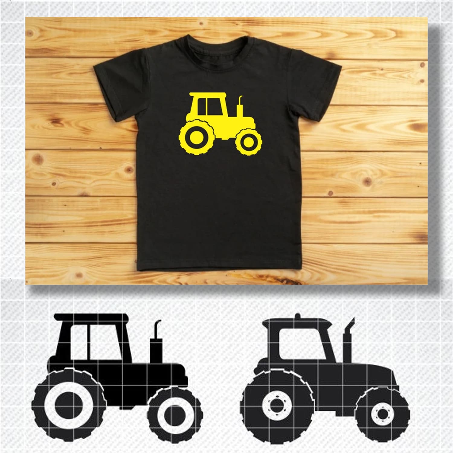 tractors svg dxf png for printing.