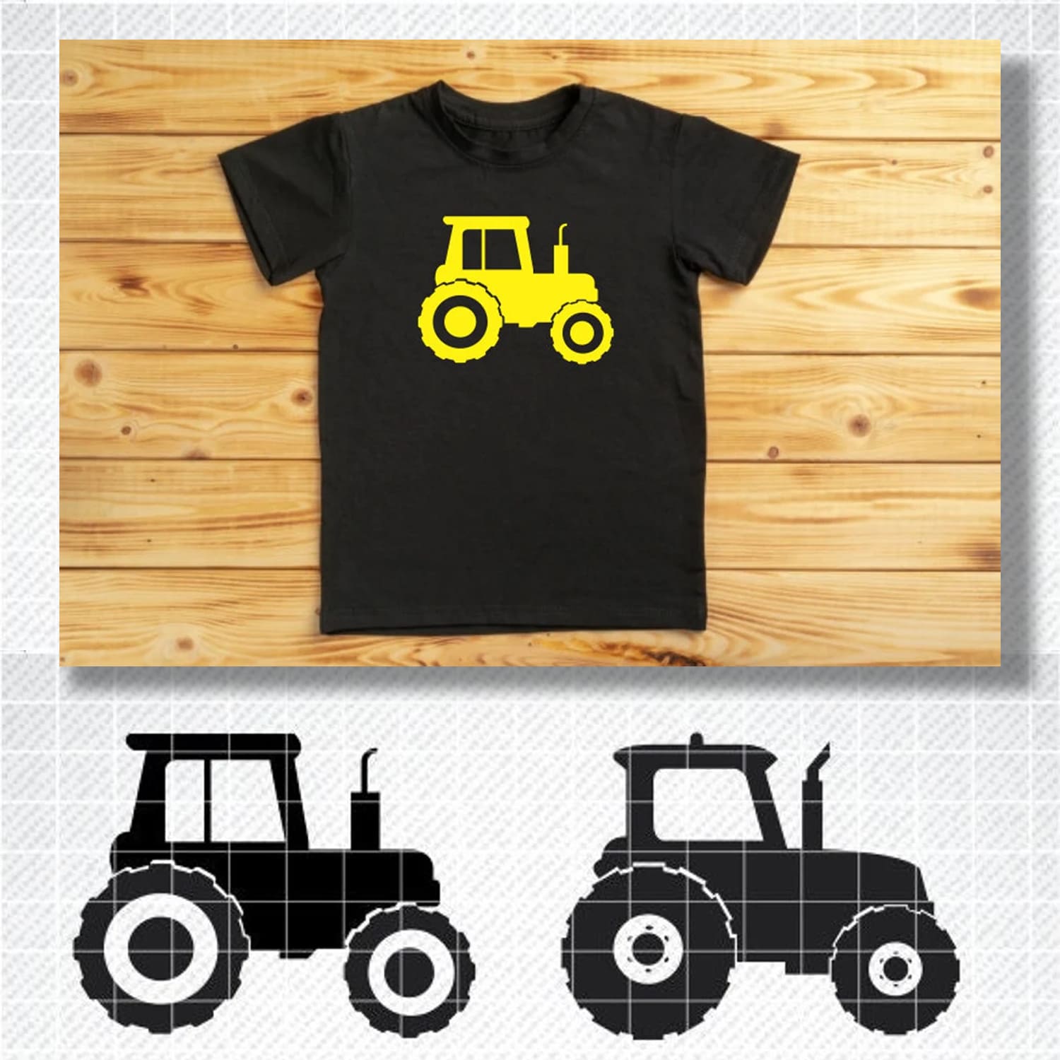 Tractor PNG Designs for T Shirt & Merch