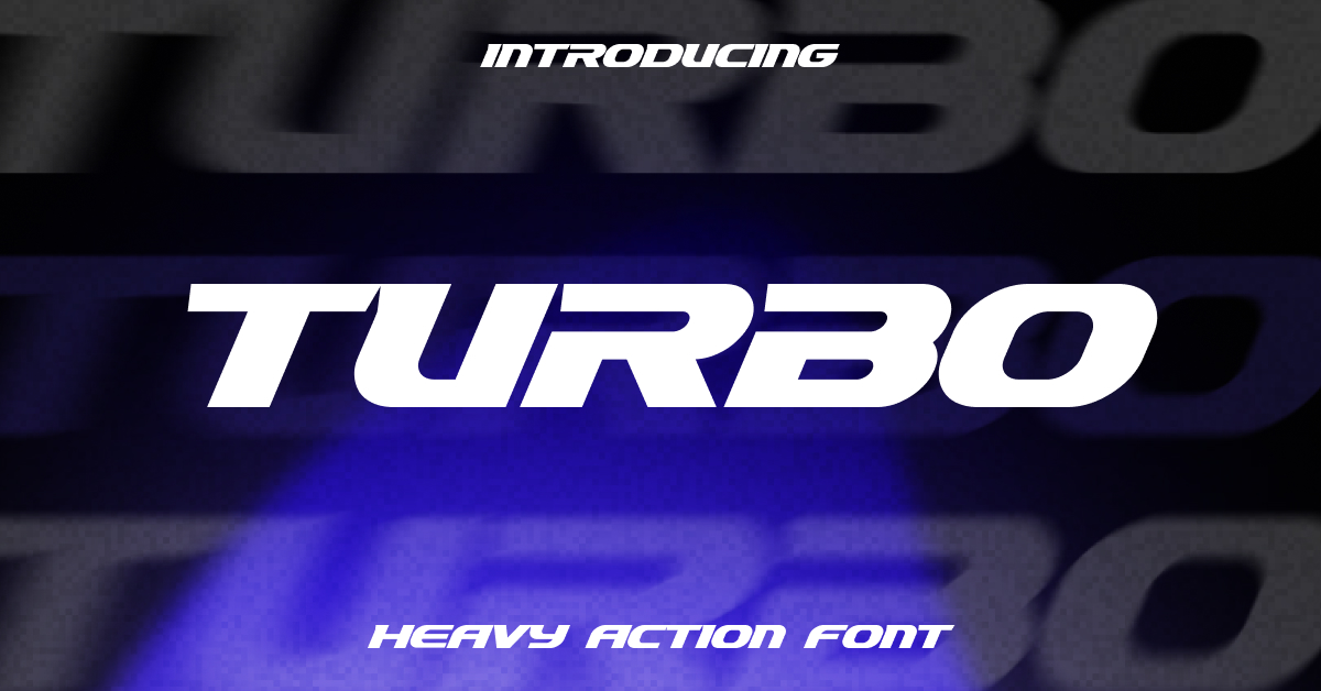 Turbo font for facebook.