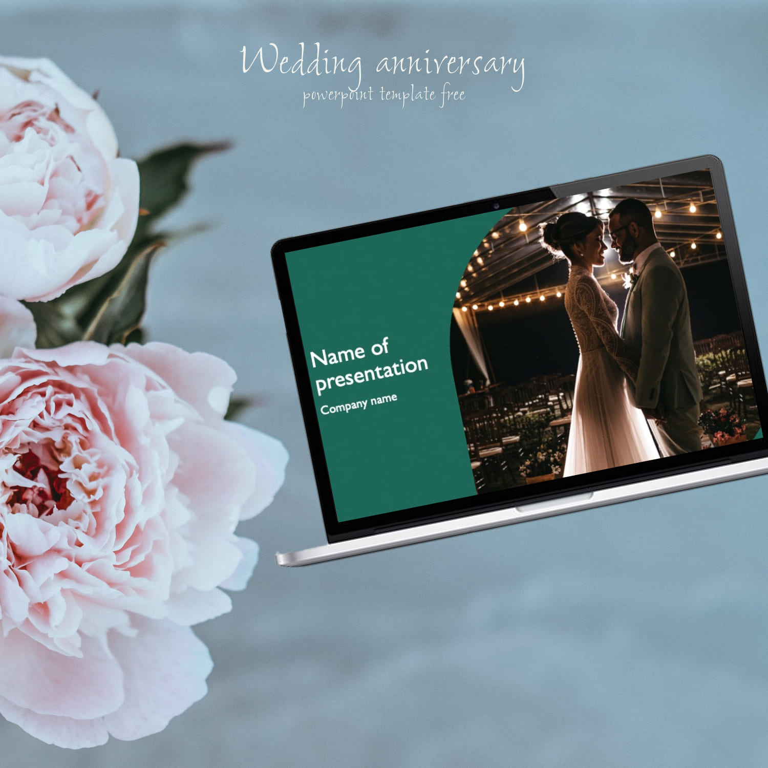 Wedding Anniversary Powerpoint Template Free Preview 1500 1.