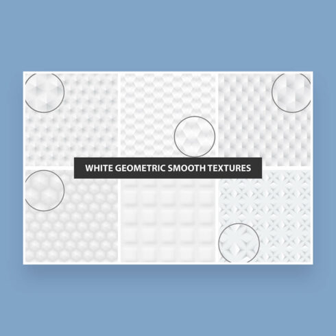 white and gray seamless textures facebook image.